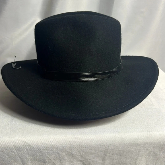 NWT Forever 21 Hat Fedora Felt Size M/L Black - Picture 8 of 8